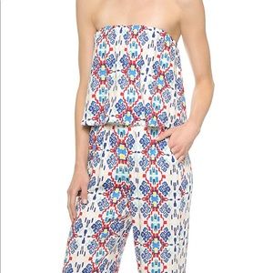Ella Moss Strapless Crepe Jumpsuit